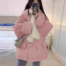 广州十三行平湖白鸭绒女士羽绒服高级感中长款冬季女装外套女批发