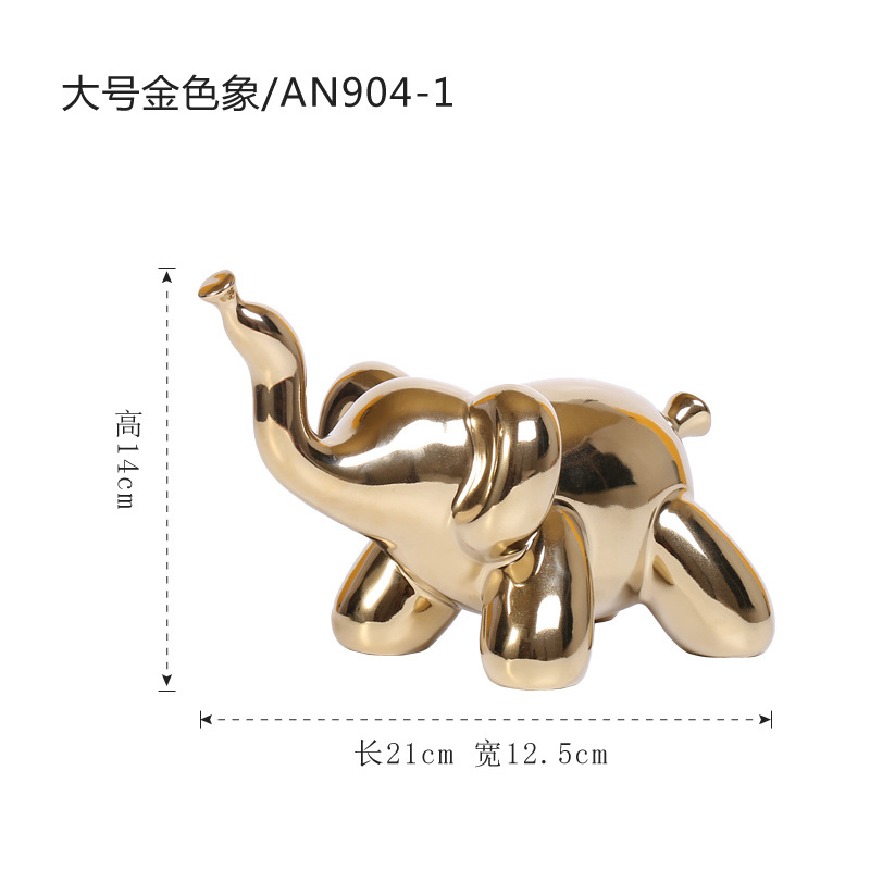 Mono de oro moderno abstracto decoración de cerámica hogar sala de estar decoración modelo habitación hotel antiguo estante Decoración