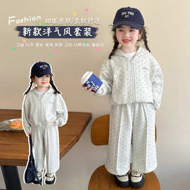 【48h发货】两件套中小童套装宝宝春秋季卫衣儿童女童童装洋气