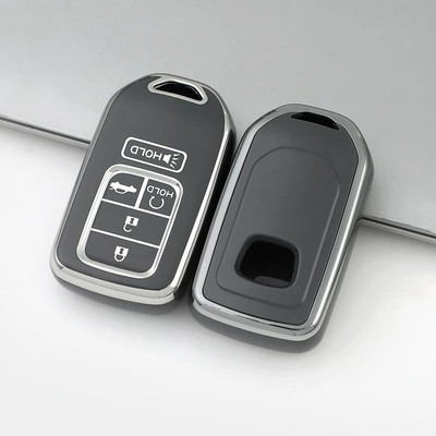 Cover Is Suitable for Honda, Car key bag - type-a-5b-speaker-key-cement-gray