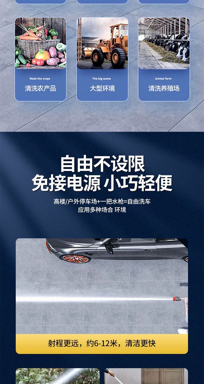 German car high pressure washer cordless high power car washer