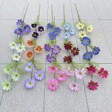 3头莫奈夏菊 仿真花 婚庆居家装饰假花 批发