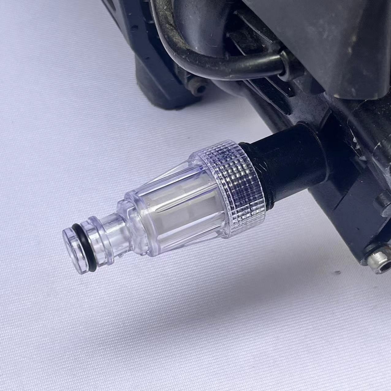 Household Morgana Guide High-Pressure Car Washer Water Inlet Pipe Accessories Copper Nipple Filter Nut Quick Connector Universal