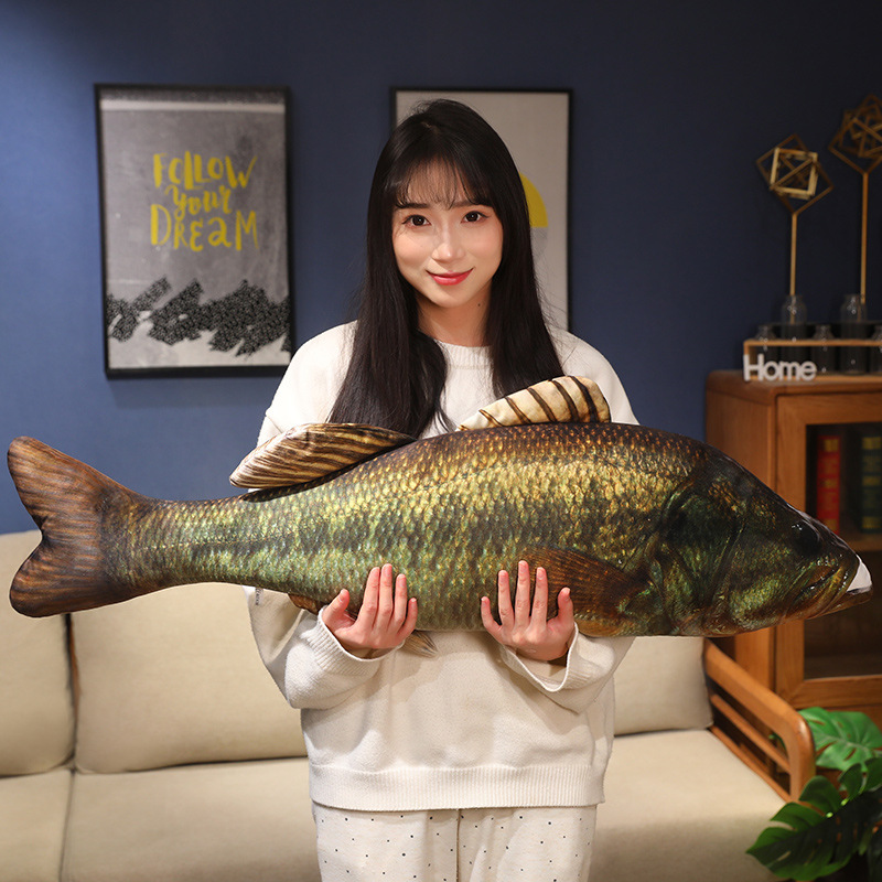 クリエイティブシミュレーション魚人形プリント動物ぬいぐるみ睡眠枕水族館人形面白い猫布人形魚|undefined