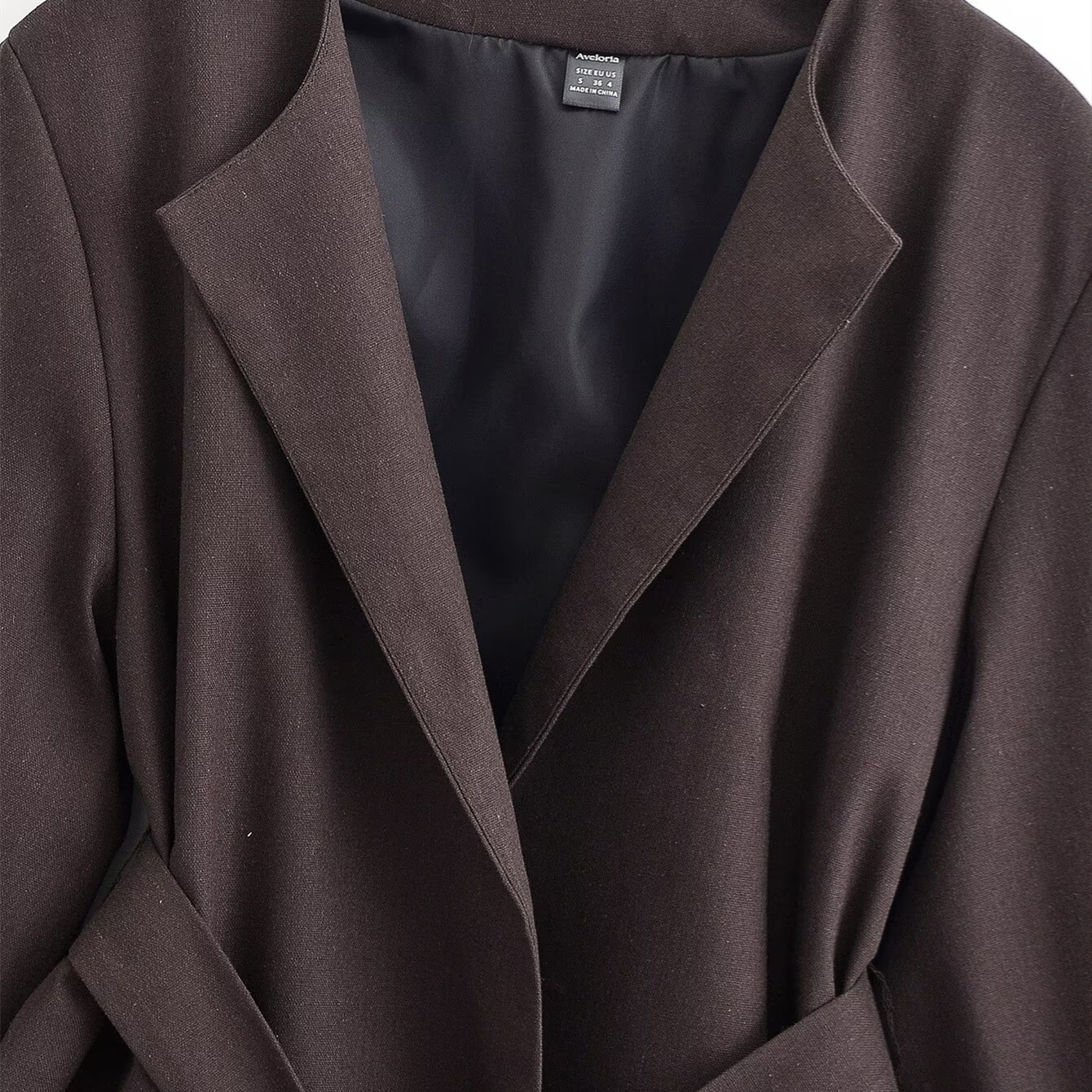 GraceChic BSK&TRAF Women's Clothing 2025 Autumn New Linen Kimono Style Suit 8426329 Scimitar Pants 7627242_voghion.com