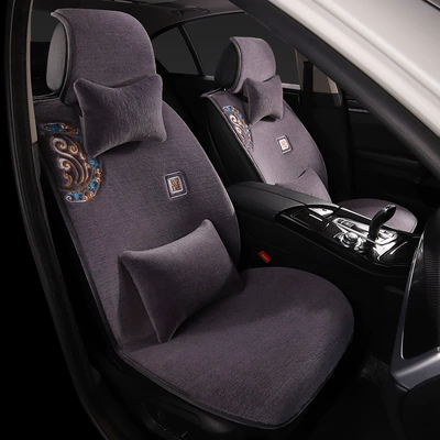 Car Cushion Universal Cushion Chair – Wool pad - junlins-world-mu-yun-gray-two-deluxe-edition