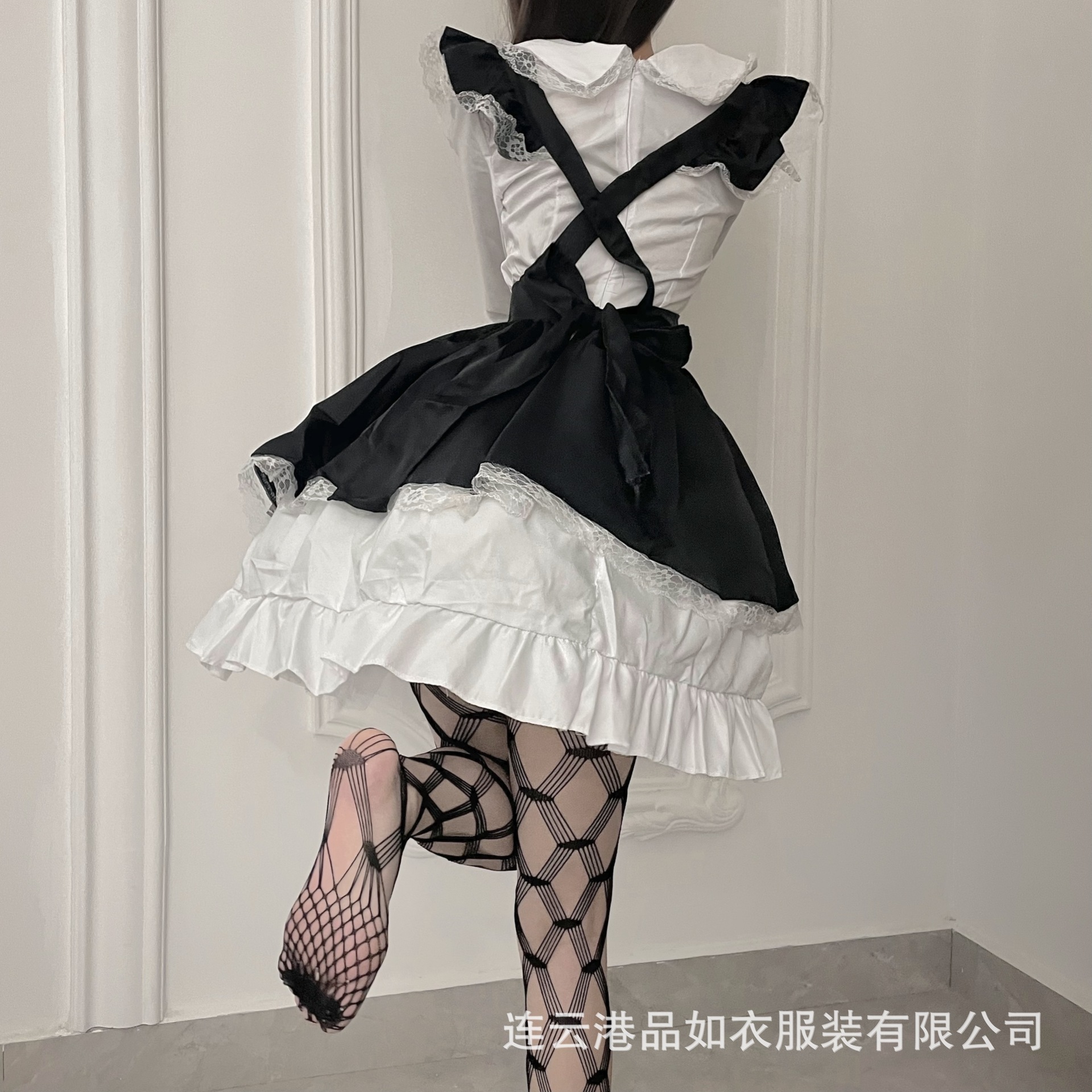 污力兔情趣内衣性感黑白女仆女佣制服诱惑cos角色扮演 酒吧表演服-阿里巴巴