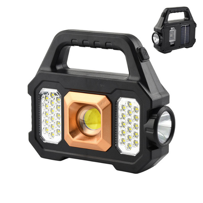 Reflector multifuncional transfronterizo emergencia LED luz solar al aire libre impermeable luz fuerte linterna COD lámpara portátil