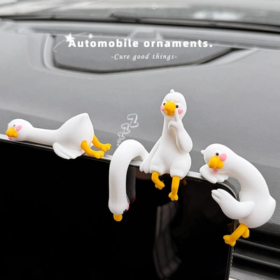 Car ornaments – Cute Grapefruit Duck Car