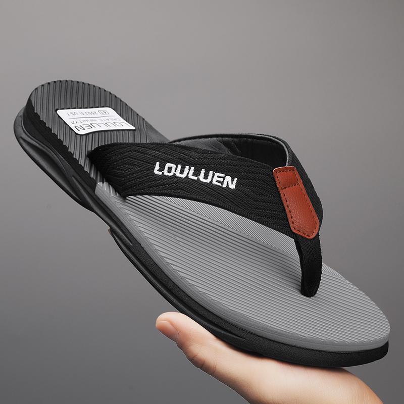 Chanclas para hombre 2025 verano nuevo estilo de gran tamaño antideslizante al aire libre chanclas sandalias y zapatillas de playa casuales para hombre