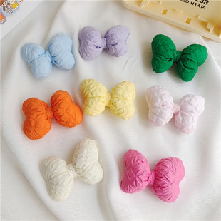 Cute Fabric Cotton Candy Color Bow diy Hair Doll Bow Bag Garment Accessories Accessories