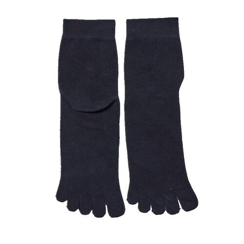 Wholesale new Japanese and Korean five-toe socks men's five-toe socks cotton mid-calf split-toe socks sweat-absorbent four-season sports socks large size