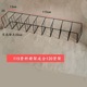 Black information bookshelf length 115 width 20 height 20 for 120 shelves
