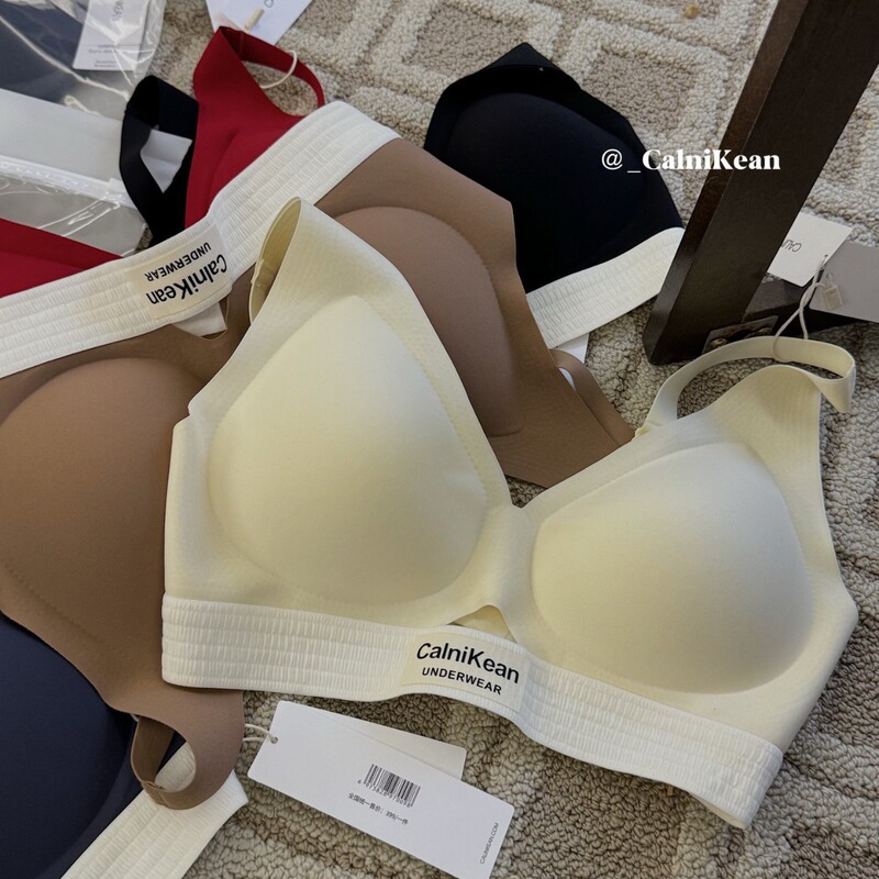 Korean-style girl High School student fixed cup soft lifting underwear women's small chest push up big breast seamless bra women