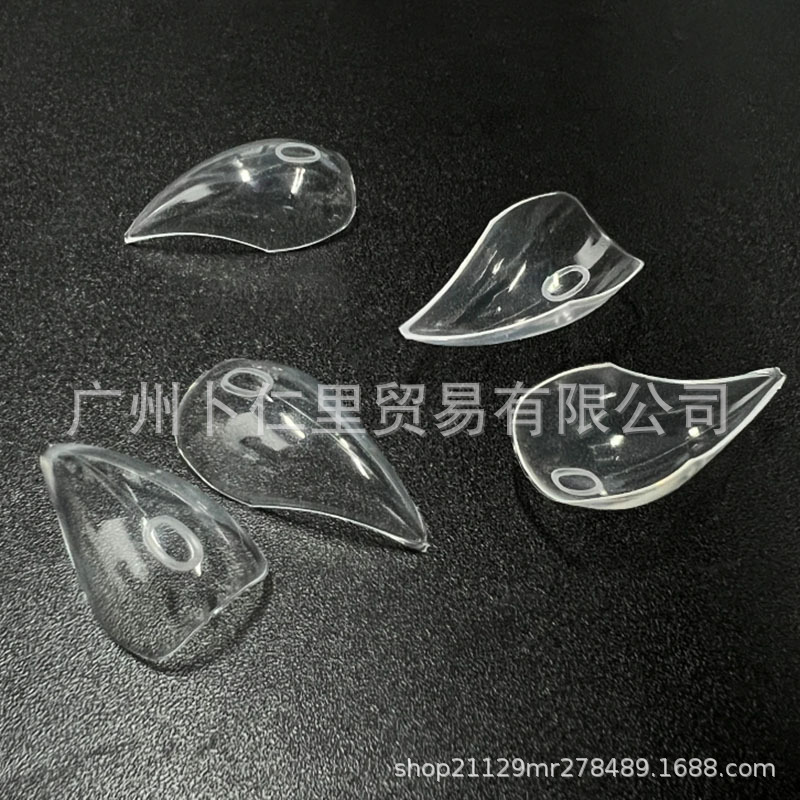 新款长尖甲沙龙美甲鹰爪甲沙龙 透明假指甲长款尖头甲片140片盒装|undefined
