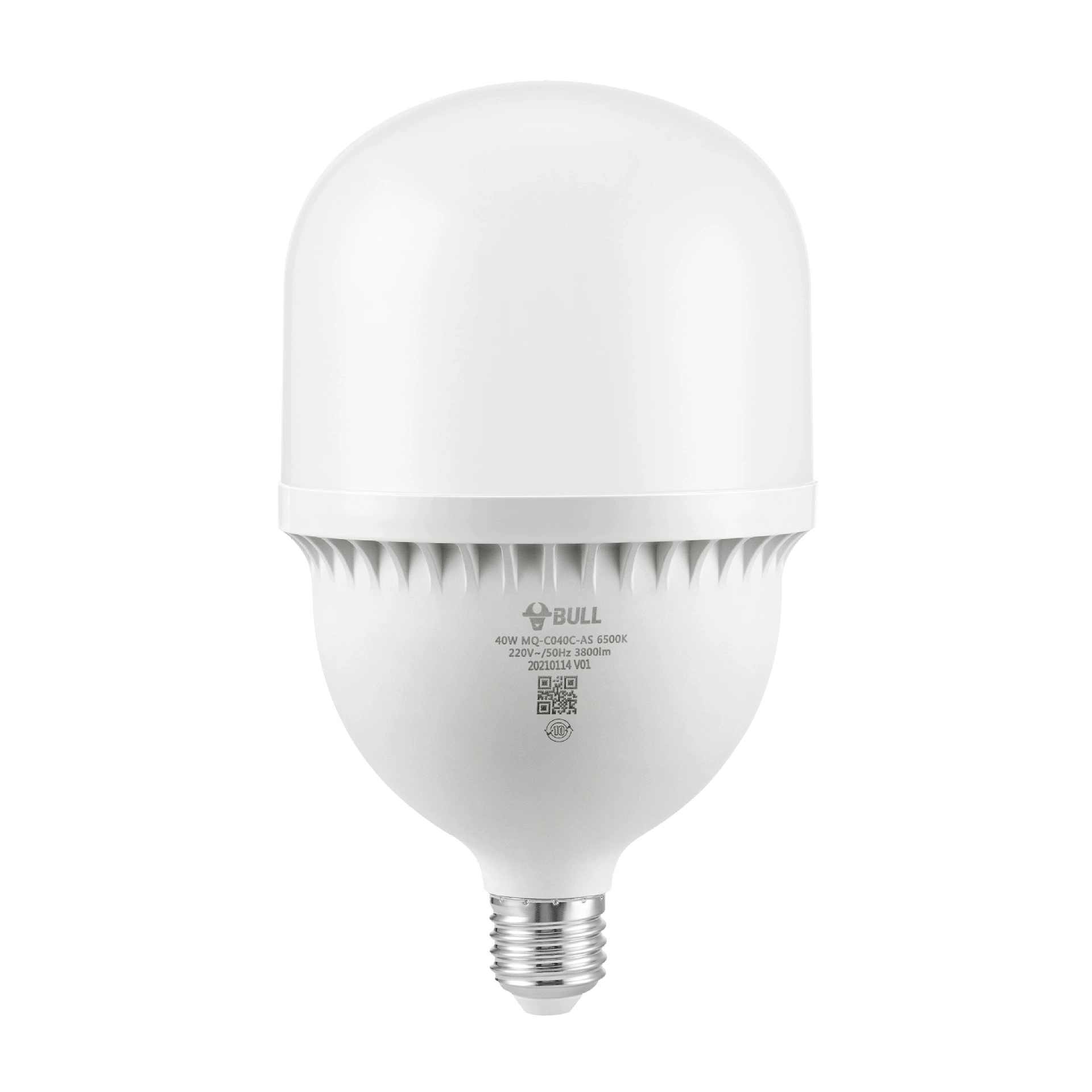 Bull Светодиодная лампа Спираль E27 винтовая колонная лампа мастерская супермаркет столовая 20W30W40W50W колонная лампа