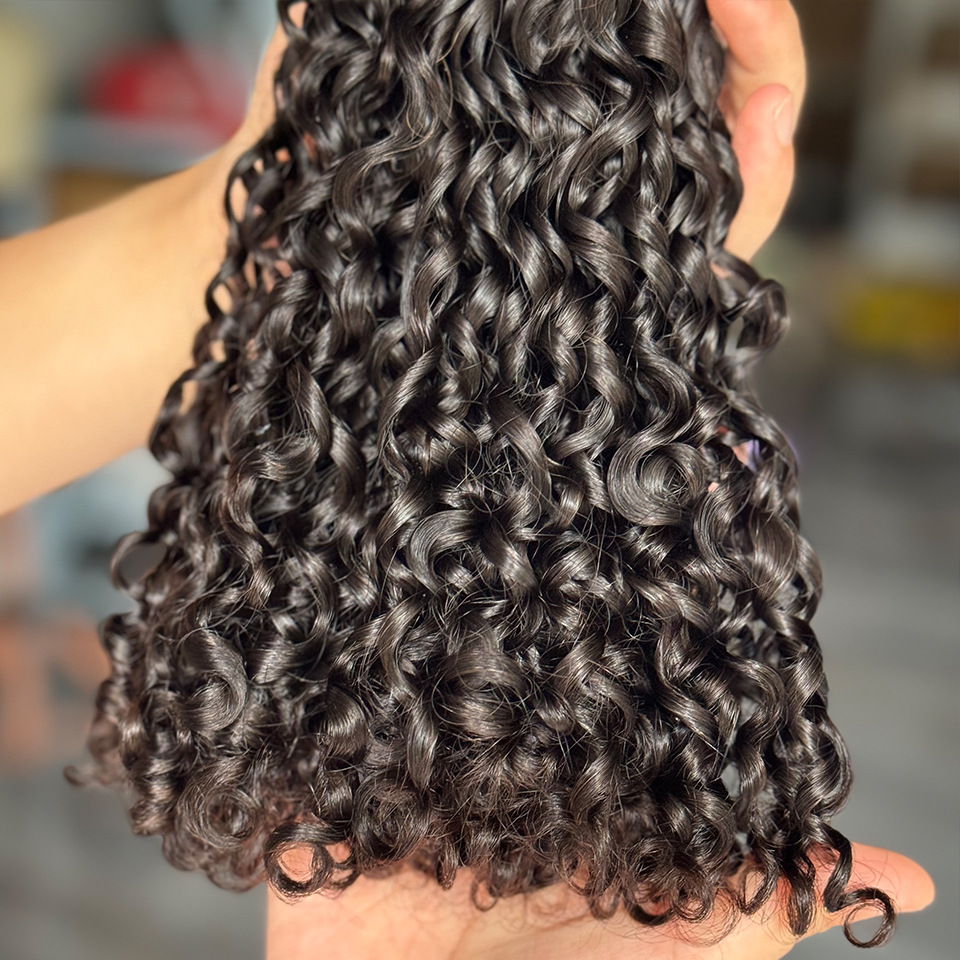 Unisex Hip-Hop Casual Street Real Hair Long Curly Hair Wigs display picture 5