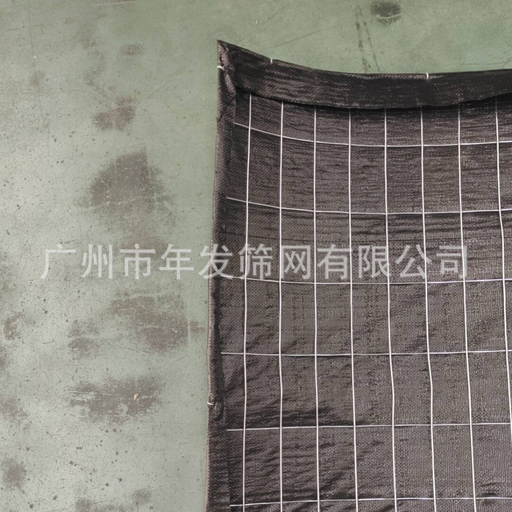 黑色PP除草布 拦沙淤泥网 36''*100''过滤围栏 编织布电焊网