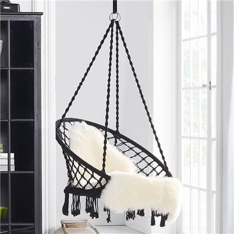 블랙 행잉바구니 (높이 120X 큰원 80x 작은원 60cm)
