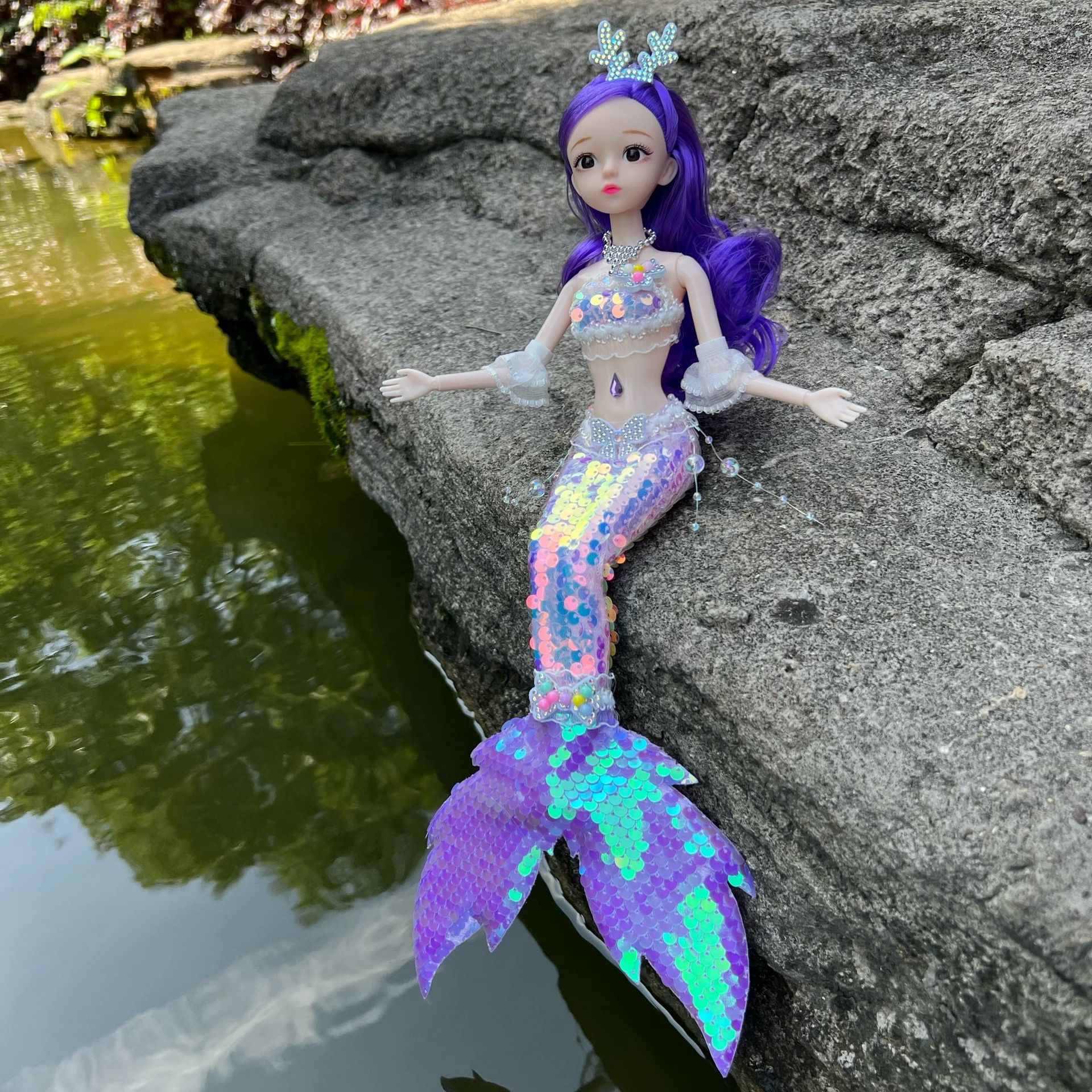 Doll, children's toy, 12 inch, mermaid, Birthday gift