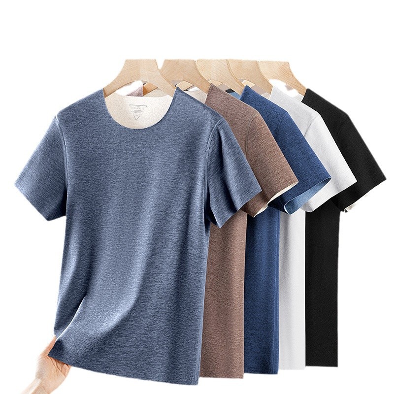 Woolen silk velvet keep warm antibacterial winter warm long-sleeve…