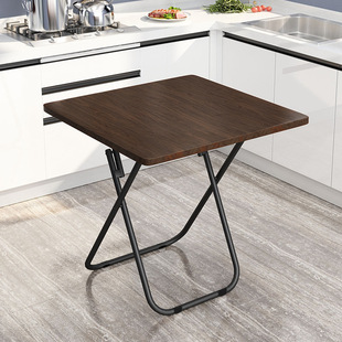 Foldable Table Household Dining Small Square Dining Table Simple Small Apartment Portable Stall Rectangular Unfolding Computer Table