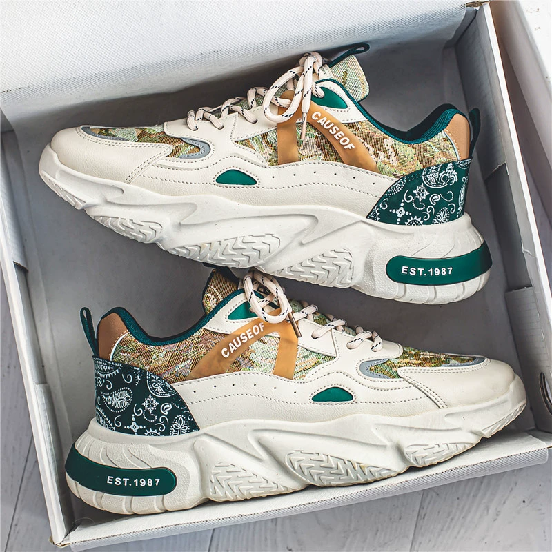 Sports shoes, non-slip high casual footwear platform, high-quality style, for teenagers
