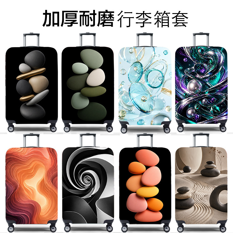 Luggage Cover Suitcase Protective Cover Dust Cover Elastic 20/24/26/28/ 30inch Thickened and Wear-Resistant