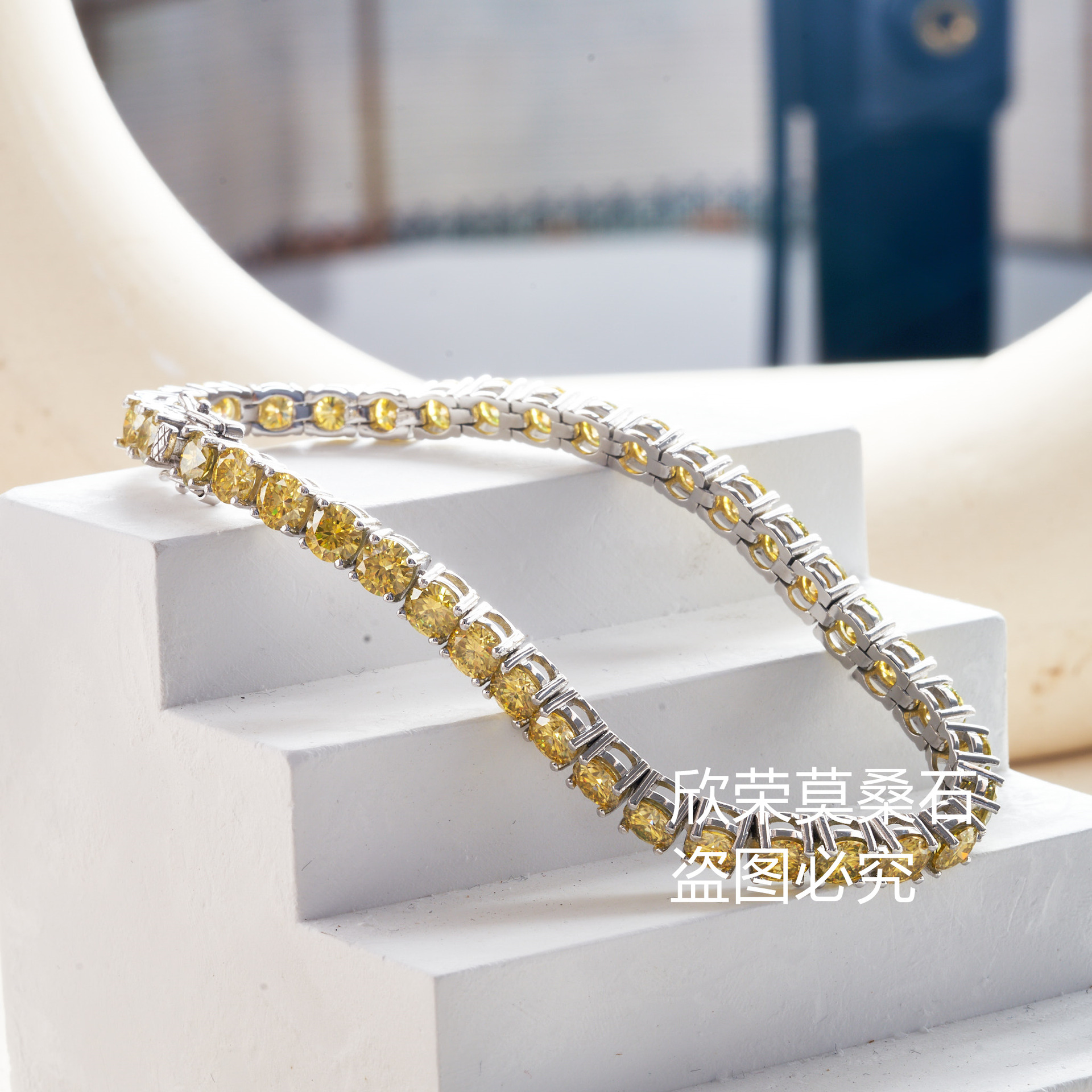 3mm / 4mm / 5mm granada rojo plata esterlina S925 pulsera de moissanita con certificado GRA lujo ligero temperamento simple joyas de pulsera