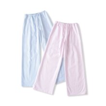 2025夏季新款百搭竖条纹松紧慵懒抽绳休闲裤S22399