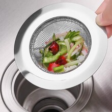 不锈钢厨房水槽过滤网家用洗菜水池防堵漏网厨余垃圾过滤网