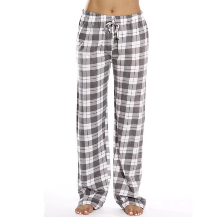 Women's Casual Plaid Cotton Blend Polyester Printing Straight Pants display picture 3