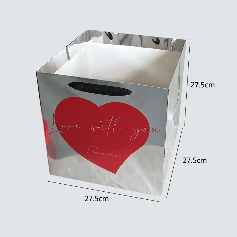 미러 실버 핸드백(러브 스타일), 핸드백