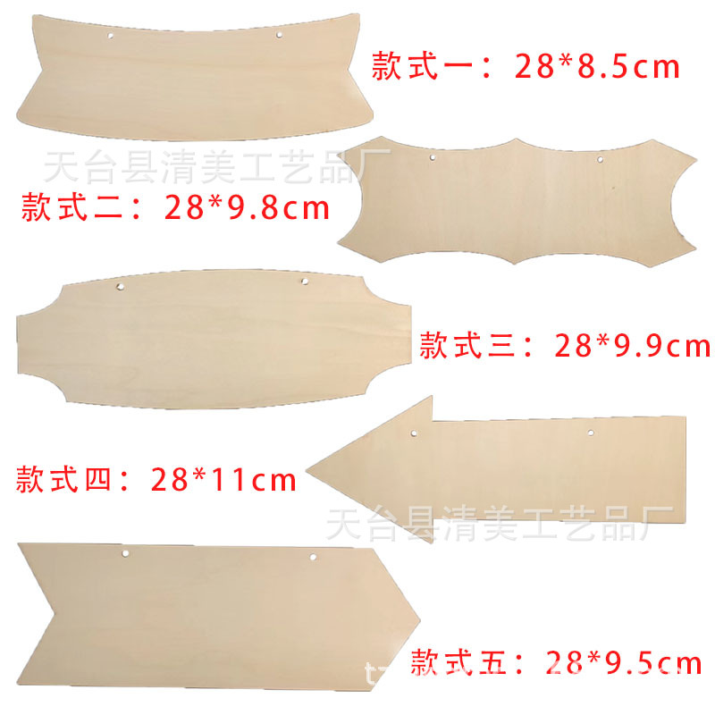 5 modelos inacabados colgando letrero de madera colgante en blanco placa decorativa caffee Flecha apuntando tarjeta con cordón