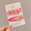 Fuchsia hairpins, hairgrip, accessory, cute bangs, 2 carat