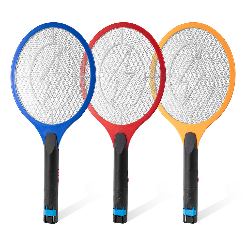 Factory Direct Sales Zhouhe Brazil Exports Electric Mosquito Swatter Rechargeable Household Powerful Fly Swatter Mosquito Swatter