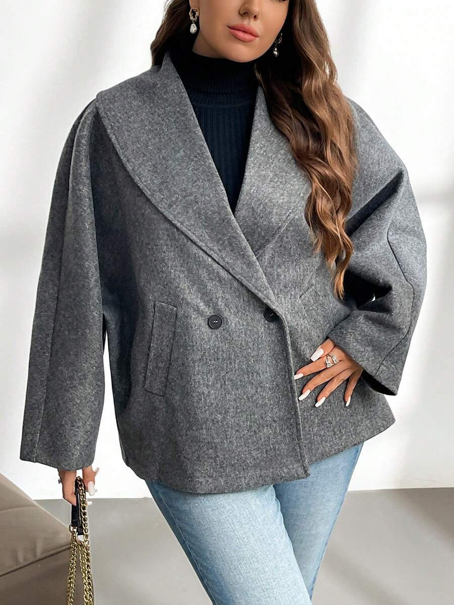 2026 Fall/Winter Woolen Coat Fashion Temperament Versatile Jacket Commuter Long Top Wholesale_ecoleips.com