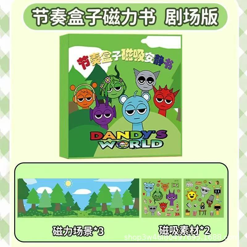 Sanrio Magnetic Quiet Book Free Maker Magnetic Dressup Escena Chica Puzzle Juguete de dibujos animados Pegatinas hechas a mano