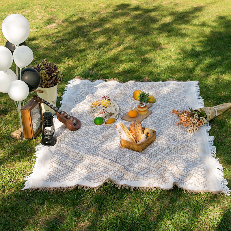 T 그리드 짙은 녹색 130*180cm 1-☆에 적합