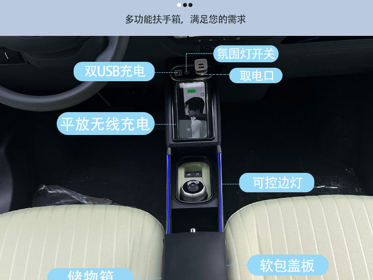 Suitable for Geely Panda Mini Armrest Box Storage Box Central Control Mini Armrest Box Central Storage Box Modification Special