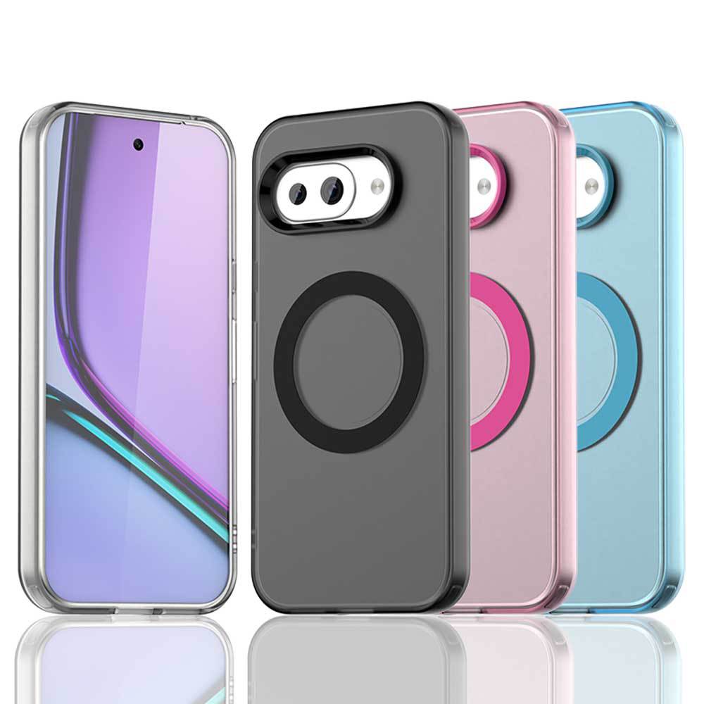 Ultra-Thin Magnetic Case For Google Pixel 9 Pro/8 Pro/10 Pro XL – Anti-Slip Frosted Matte Finish With Secure Snap-On Fit (7 Colors)_voghion.com