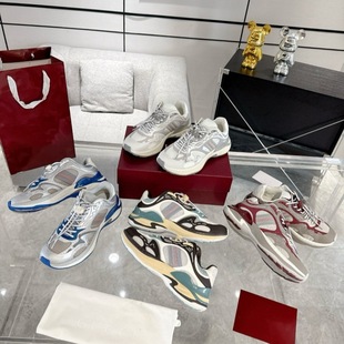 New Style G-Brand Ultrasonic Retro Dad Shoes Trendy Lazy Casual Sports Height-Increasing Thick-Soled Couple Shoes