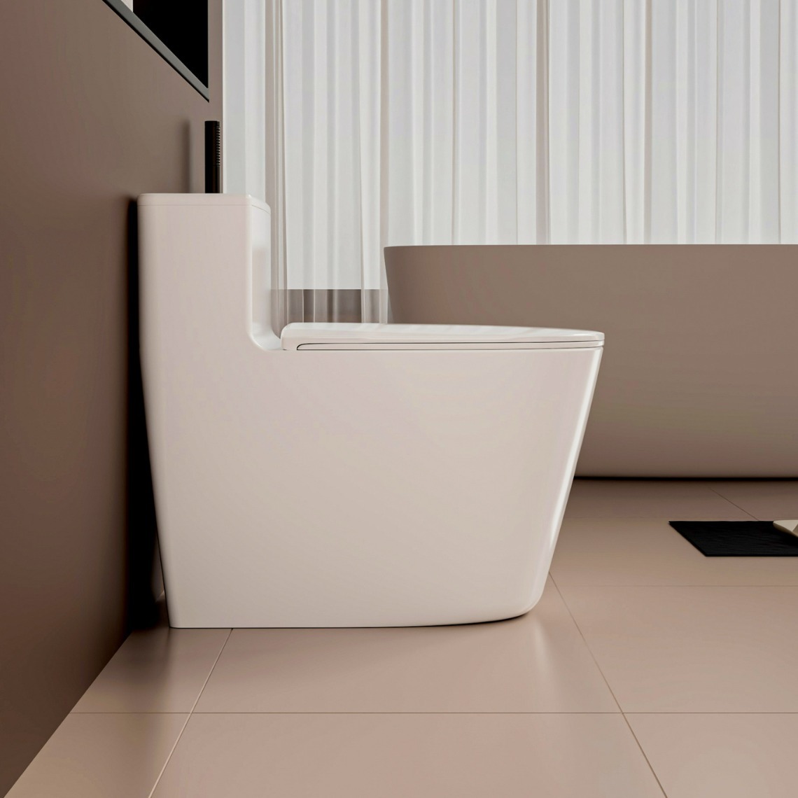 Creativo hogar integrado huevo asiento inodoro sin presión de agua inodoro antiolor sifón wc fábrica al por mayor Toelt