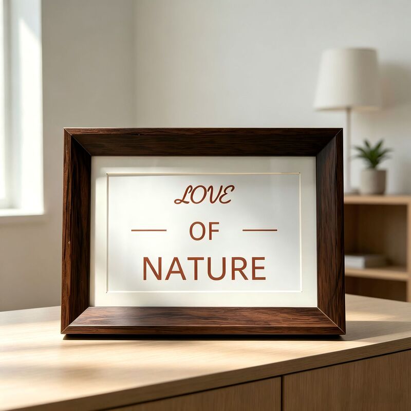 Modern minimalist style creative decorative picture frame 6 inches 7inch 10inch A4 8inch wall-mounted desktop ornament photo frame made of density board