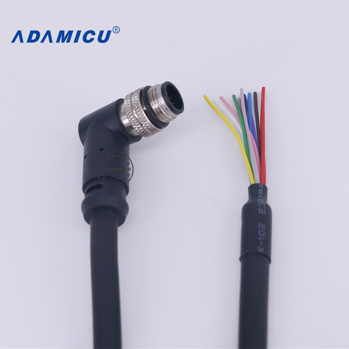 I/OԴ߹M12 90°ֱTO OPENҵ߳Ҽӹ