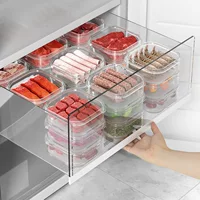 Storage box PP, 350 ml and 650 ml, freezer‑safe, stackable