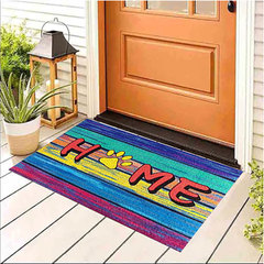 Cross-border Home Rainbow Series Entry Mat, Entrance Rugs Durable and Stain-resistant Home Entrance Mat, Footprint Soil Pad, Dropshipping
