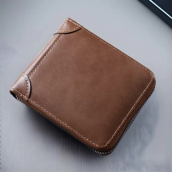 Factory wholesale men's driver's license card set European and American fashion cross-border multi-functional zipper coin purse multi-card card bag