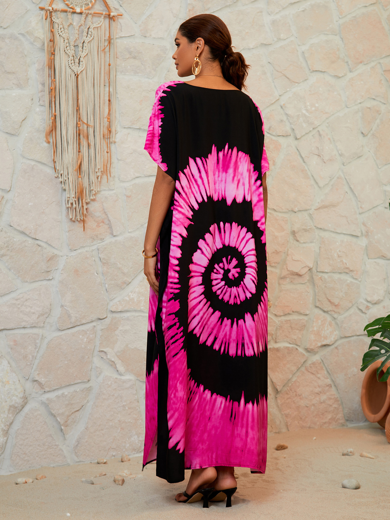 Nuevo algodón transfronterizo europeo y americano impresión de playa camiseta de vacaciones bikini camiseta MB293