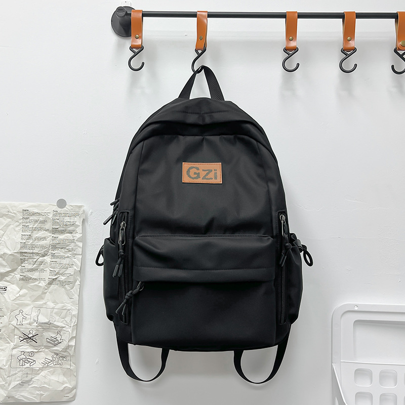 Mochila de la escuela secundaria de las niñas mochila para estudiantes universitarios de gran capacidad bolso casual de moda de los hombres de moda mochila de estilo coreano